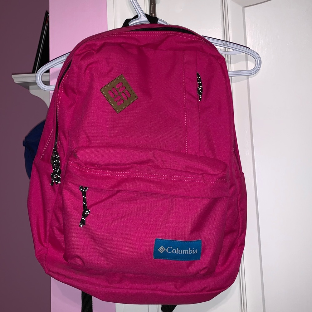 HOT PINK Columbia backpack